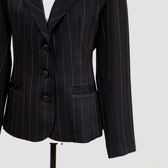 Vintage Rodan Black Hourglass Blazer for Women, Size 7/8 (Petite) - Picture 5 of 7